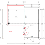 Eck-Gartenhaus “Hansa Deluxe A” 7x7m SA / RM25780 / Ringehahn
